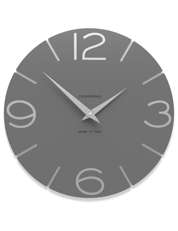 CALLEADESIGN: Orologio da muro rotondo in legno grigio quarzo in offerta