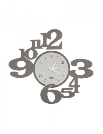 ARTI e MESTIERI: Chiasmo king orologio da parete moderno fango avorio 45x40cm in offerta
