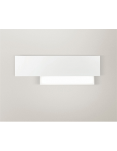 GEA LUCE: Doha piccola applique LED 15w lampada parete bianco in offerta
