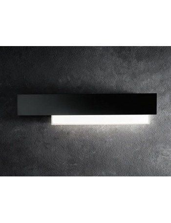 GEA LUCE: Doha grande applique LED 25w lampada parete nero e bianco in offerta