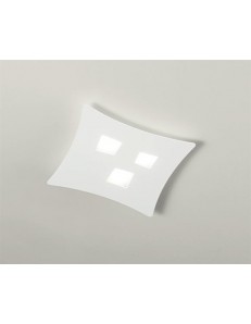GEA LUCE: Isotta plafoniera piccola GX53 LED bianca moderno design in offerta