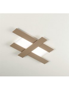 GEA LUCE: Doha plafoniera media LED 40w bianco e tortora vivace in offerta