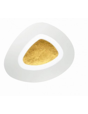 GEA LUCE: Manila 45w led dimmerabile plafoniera grande foglia oro in offerta