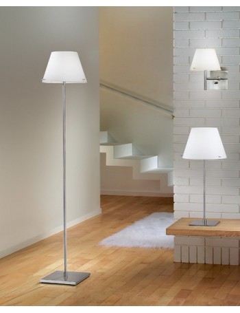 FABAS LUCE: Alexia lampada sospensione con paralume in vetro bianco in offerta