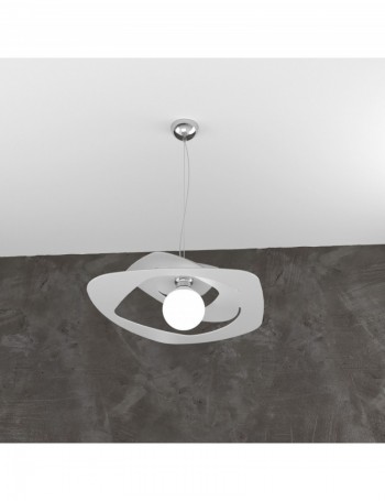 TOP LIGHT: Warped sospensione moderna grigio 50cm in offerta
