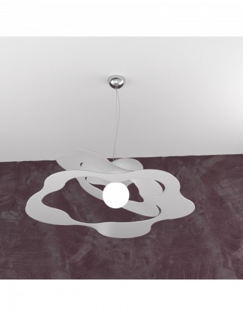 TOP LIGHT: Ripples sospensione moderna grigio 70cm in offerta