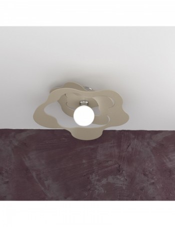 TOP LIGHT: Ripples plafoniera moderna sabbia 50cm in offerta
