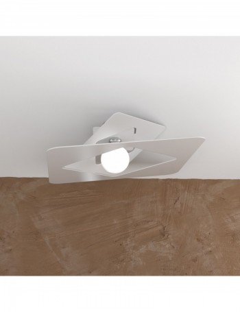 TOP LIGHT: Wacky plafoniera moderna bianco 60cm in offerta