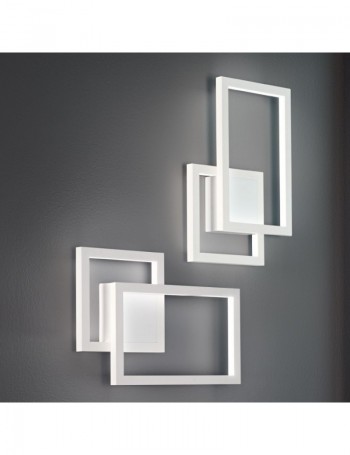 PERENZ: Cross small applique LED moderna 20w bianca 3000k in offerta