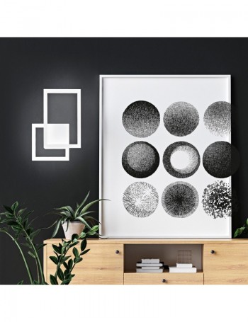 PERENZ: Cross small applique LED moderna 20w bianca 3000k in offerta