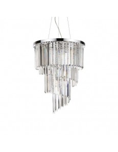IDEAL LUX: Carlton sp12 lampadario classico cristallo 40w in offerta