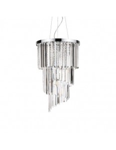 IDEAL LUX: Carlton sp8 lampadario classico cristallo 40w in offerta