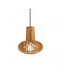 IDEAL LUX: Citrus-2 sp1 lampadario classico per cucina in legno 60w in offerta