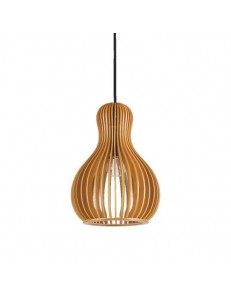 IDEAL LUX: Citrus-3 sp1 lampadario classico per cucina in legno 60w in offerta