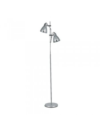 IDEAL LUX: Elvis pt2 lampada da terra a 2 luci orientabili argento in offerta