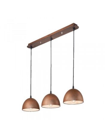 IDEAL LUX: Folk sp3 lampadario da cucina classico 60w colore corten in offerta