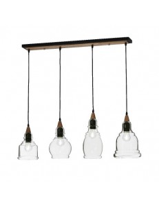 IDEAL LUX: Gretel sp4 lampadario classico per sala da pranzo in vetro 60w in offerta
