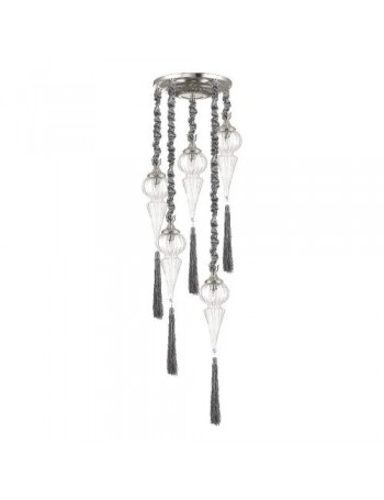 IDEAL LUX: Hammam sp5 lampadario classico per sala da pranzo in vetro soffiato 40w in offerta