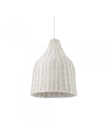 IDEAL LUX: Haunt sp1 lampadario a soffitto classico in vimini 60w in offerta