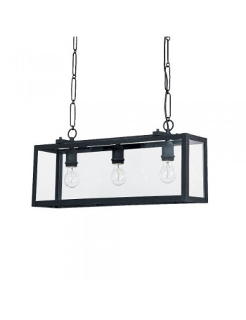 IDEAL LUX: Igor sp3 lampadario classico in metallo colore nero opaco 60w in offerta
