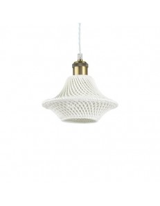 IDEAL LUX: Lugano sp1 d23 lampadario classico per cucina in ceramica 60w in offerta