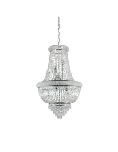IDEAL LUX: Dubai sp10 cromo Lampada sospensione 10 luci in cristallo in offerta