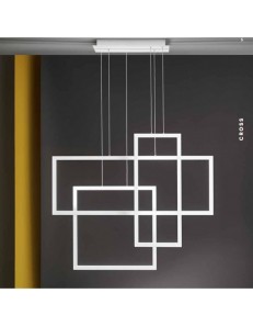 PERENZ: Cross big sospensione LED moderna 90w bianco 3000k in offerta 2