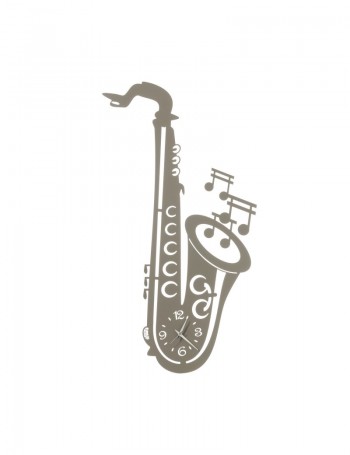 ARTI e MESTIERI: Sax orologio da parete fango sassofono musica 80cm in offerta