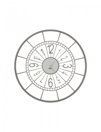 ARTI e MESTIERI: Volano piccolo orologio da parete fango avorio design moderno 50cm in offerta