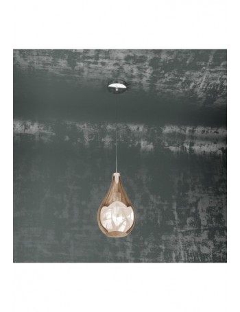TOP LIGHT: Drop sospensione moderna in vetro rame 17cm in offerta