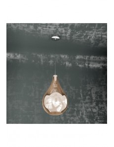 TOP LIGHT: Drop sospensione moderna in vetro rame 26cm in offerta