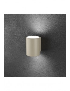 TOP LIGHT: Shape Applique small LED biemissione cilindro sabbia in offerta