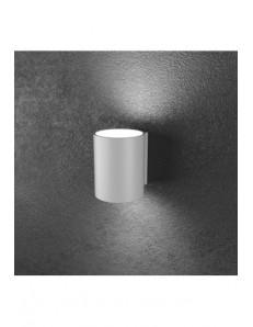TOP LIGHT: Shape Applique small LED biemissione cilindro grigio in offerta