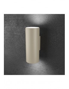 TOP LIGHT: Shape Applique big LED biemissione cilindro sabbia in offerta