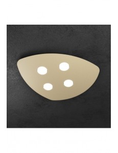 TOP LIGHT: Shape plafoniera design LED 4 luci sabbia gx53 58cm in offerta