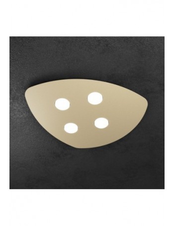 TOP LIGHT: Shape plafoniera design LED 4 luci sabbia gx53 58cm in offerta
