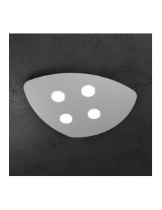 TOP LIGHT: Shape plafoniera design LED 4 luci grigio gx53 58cm in offerta
