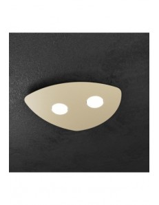 TOP LIGHT: Shape Plafoniera bagno LED 2 luci gx53 sabbia in offerta