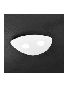 TOP LIGHT: Shape Plafoniera bagno LED 2 luci gx53 bianco in offerta