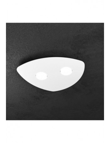 TOP LIGHT: Shape Plafoniera bagno LED 2 luci gx53 bianco in offerta