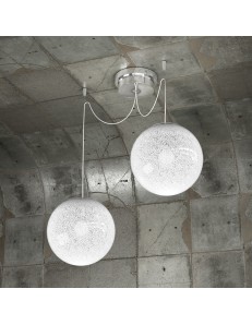TOP LIGHT: Glitter sospensione 2 sfere 20cm in offerta