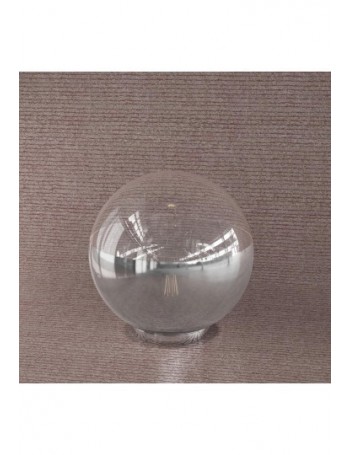 TOP LIGHT: Target lampada da tavolo sfera cromo e trasparente 30cm in offerta