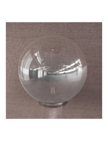 TOP LIGHT: Target lampada da tavolo sfera cromo e trasparente 40cm in offerta