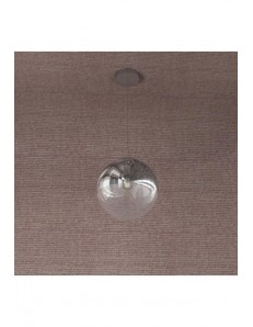 TOP LIGHT: Target sospensione sfera cromo e trasparente 25cm in offerta
