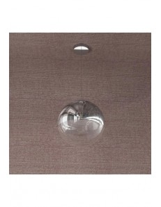 TOP LIGHT: Target sospensione sfera cromo e trasparente 30cm in offerta
