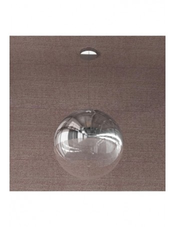 TOP LIGHT: Target sospensione sfera cromo e trasparente 40cm in offerta