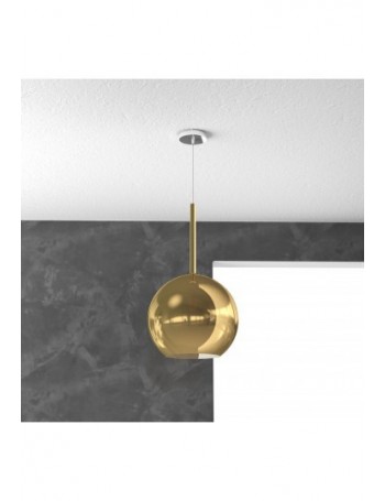 TOP LIGHT: Future sospensione boccia vetro oro 25cm in offerta