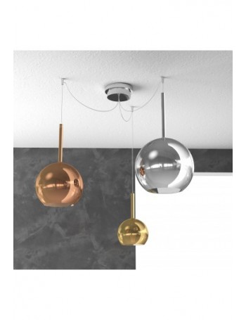 TOP LIGHT: Future sospensione 3 luci vetri multicolor in offerta