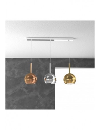 TOP LIGHT: Future sospensione 3 luci vetri multicolor in offerta