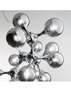 IDEAL LUX: Nodi SP15 sospensione 15 luci cromo in offerta